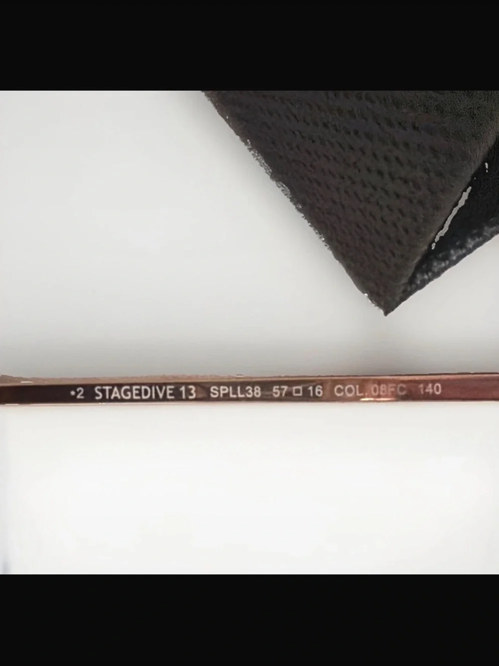 Police Gold Frame Sunglasses with Brown Gradient Lenses